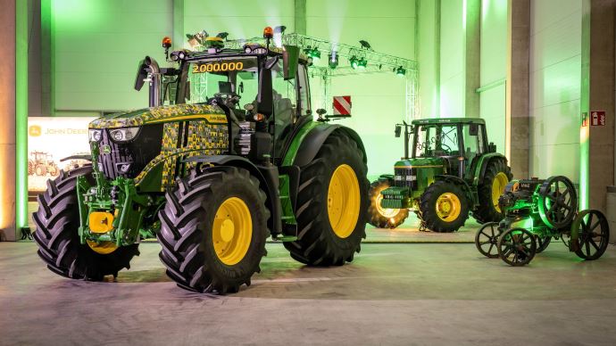 John Deere – 2 millions de tracteurs sortis de l’usine allemande de Mannheim