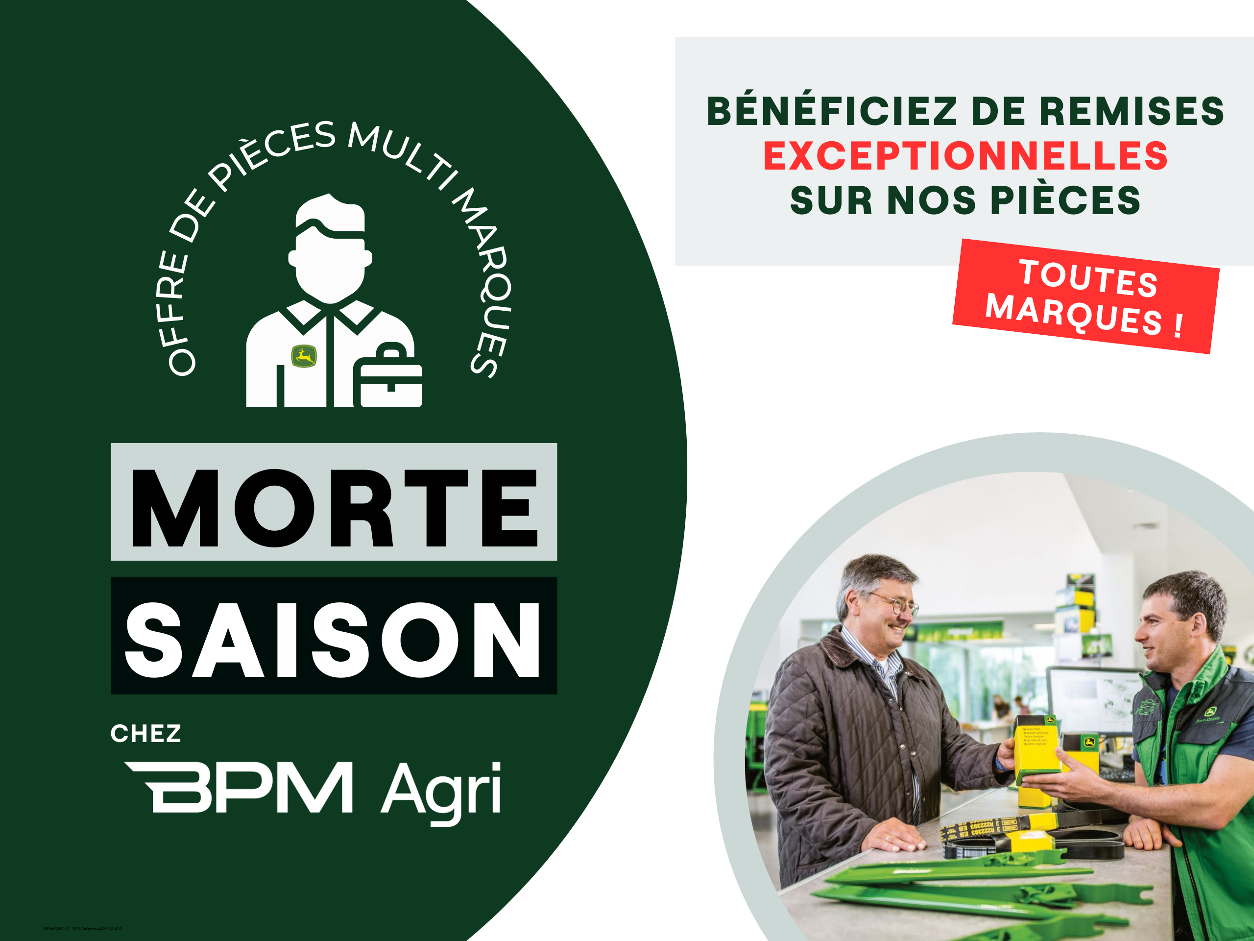 MORTE SAISON : vos pièces à prix réduits !