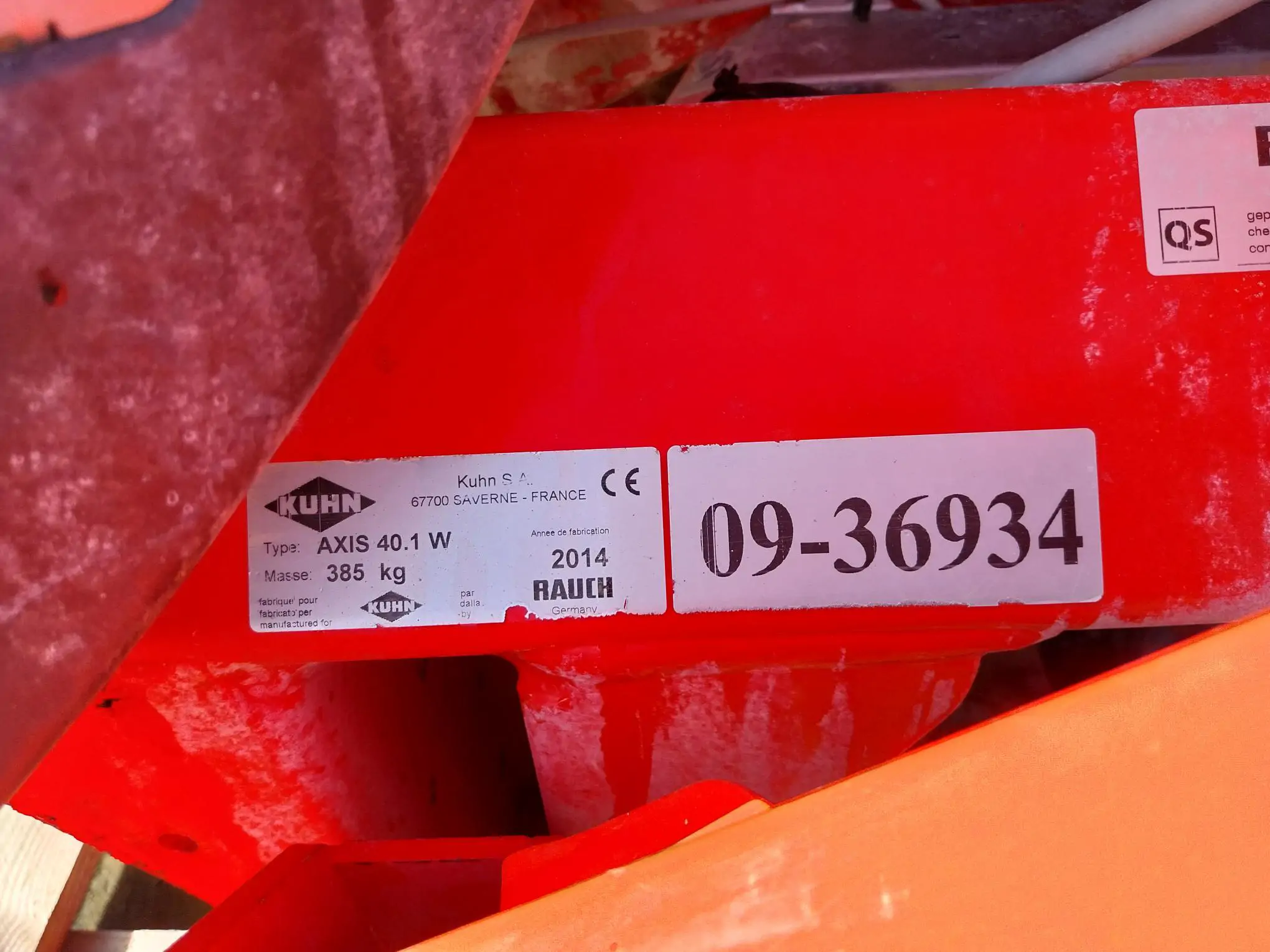 Image KUHN AXIS 40.1WT25 ISOBUS 2700L