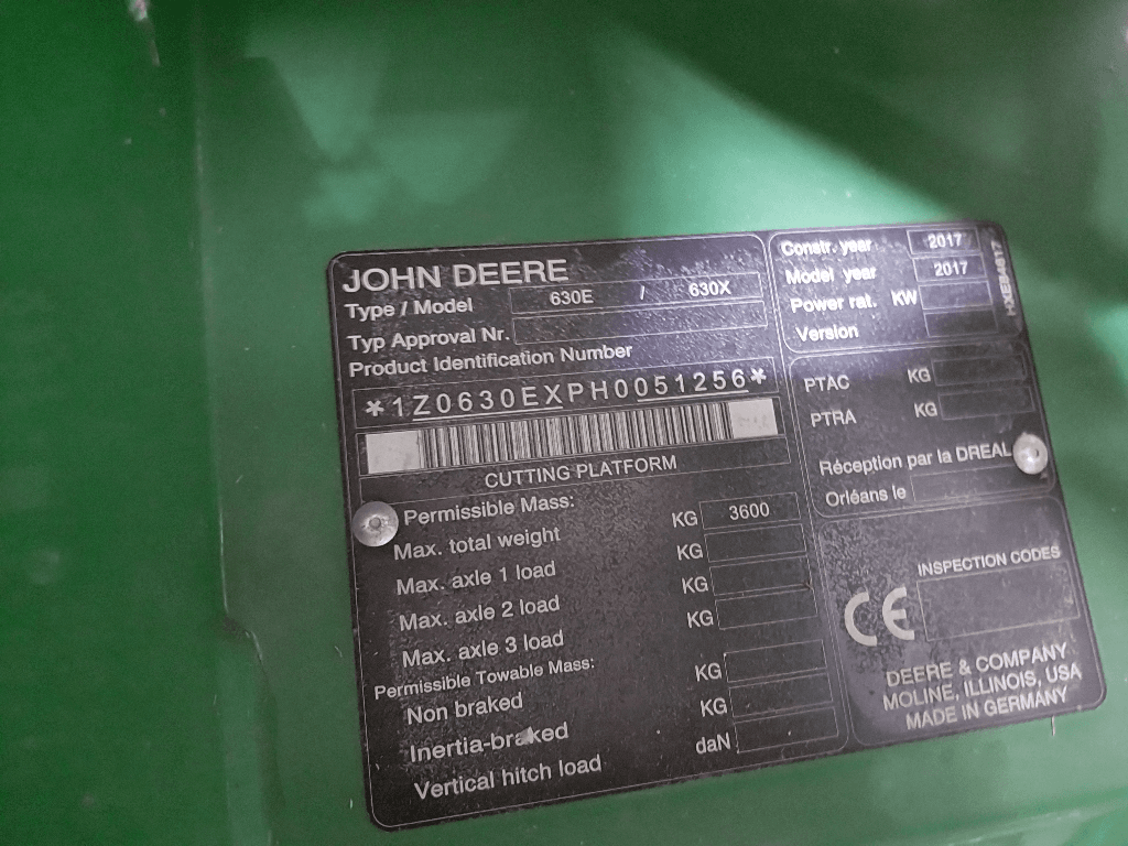 Image JOHN DEERE S680 SA1673066