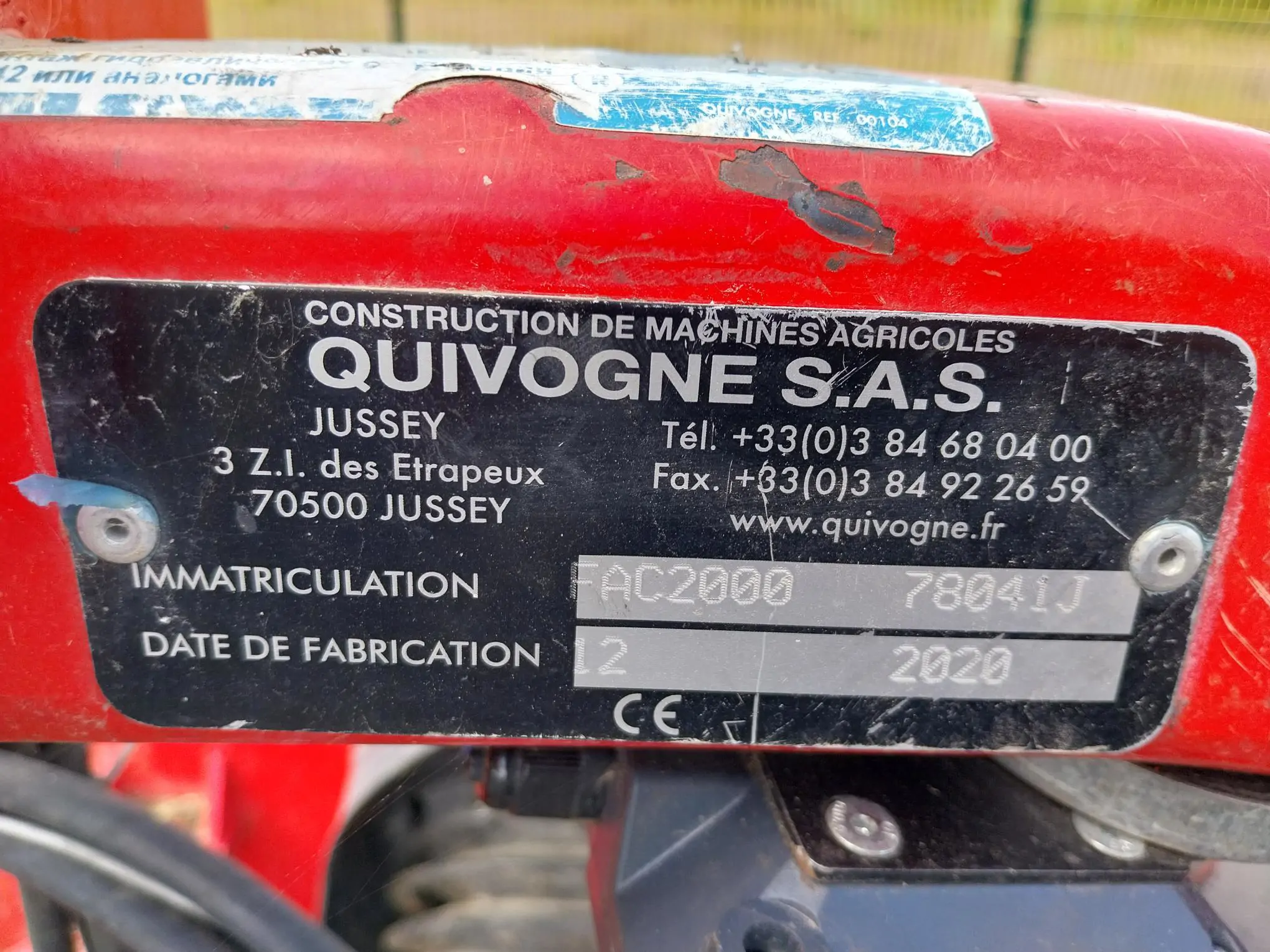 Image QUIVOGNE BROYEUR D'ACCOTEMENT FAC 2000