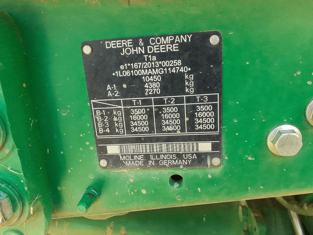 Image JOHN DEERE 6100M