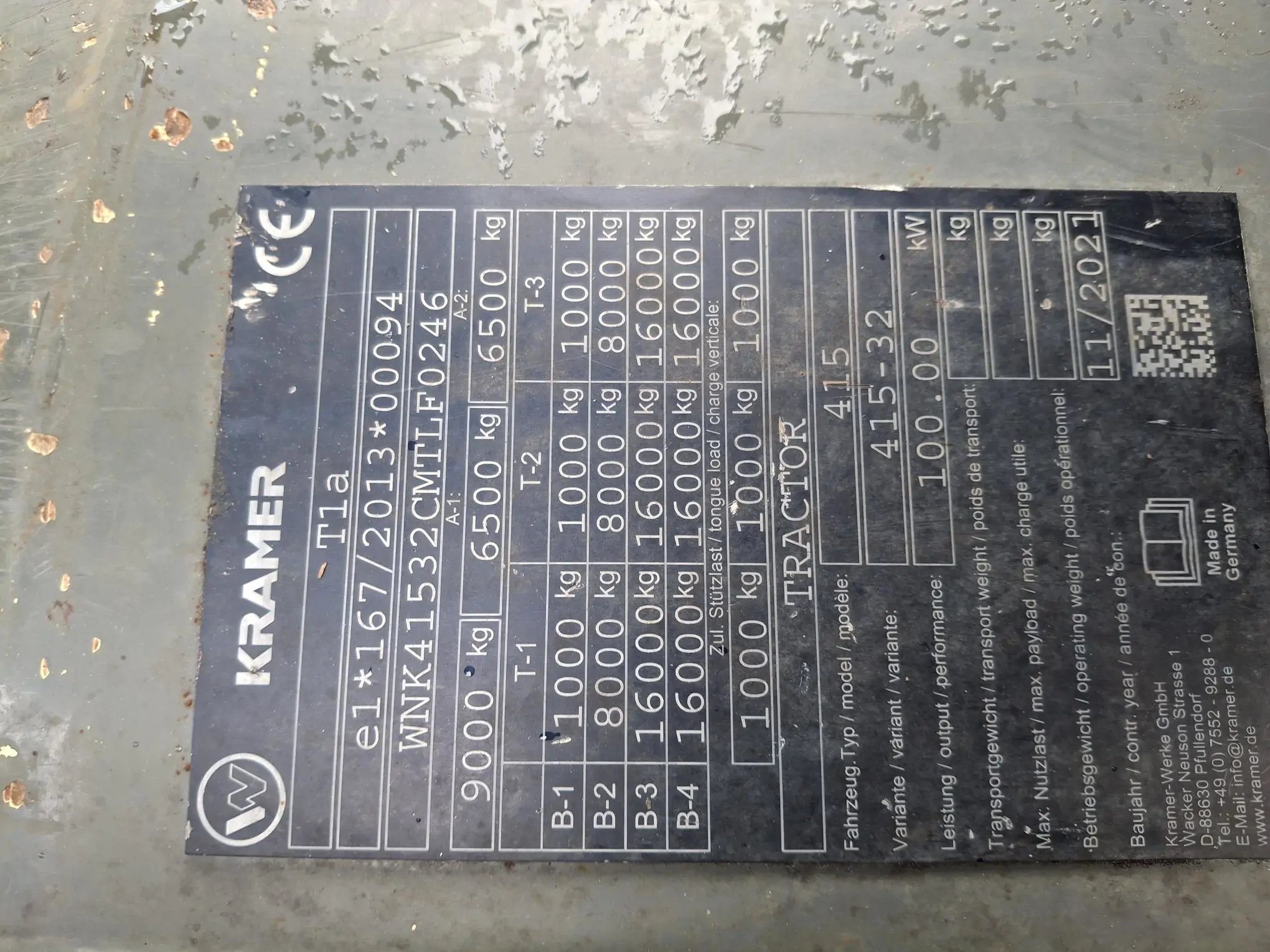 Image KRAMER KT356 (6)PG/CE 3ANS 3000H