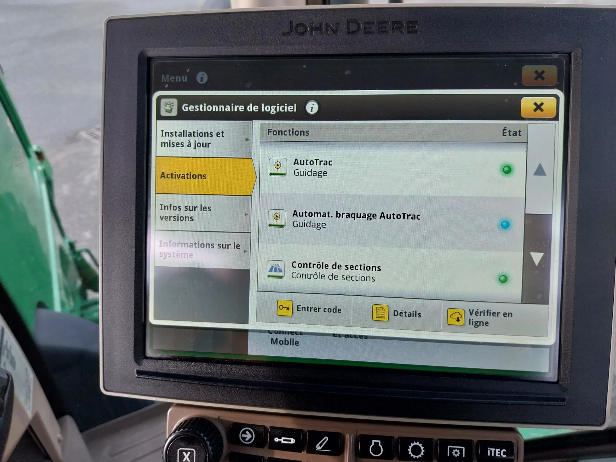 Image JOHN DEERE 6R250 (4)PG+/CE 2 ANS 1500H