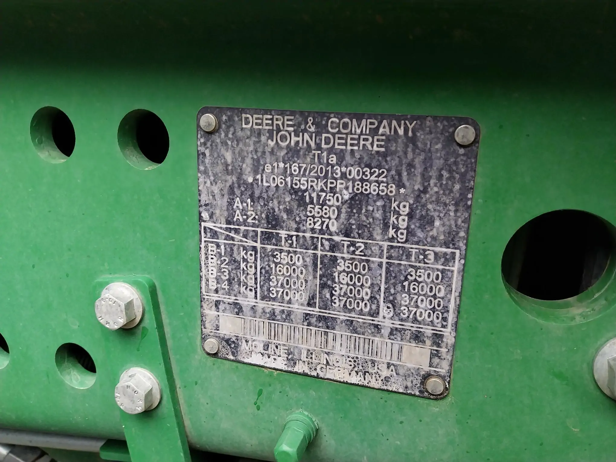 Image JOHN DEERE 6R155 (1)CE+ 5ANS 3750H