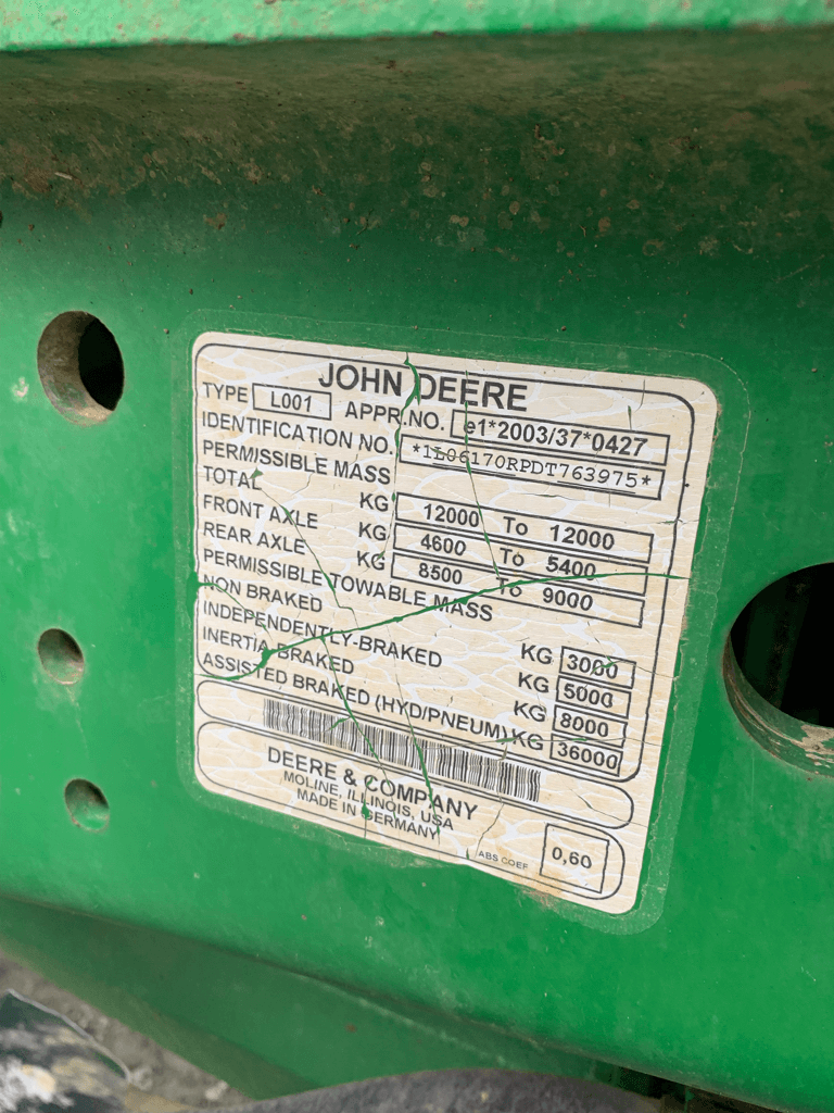 Image JOHN DEERE 6170R