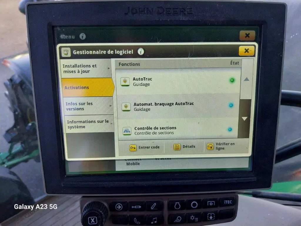 Image JOHN DEERE 6195R PG+ 5A 3750H PTF