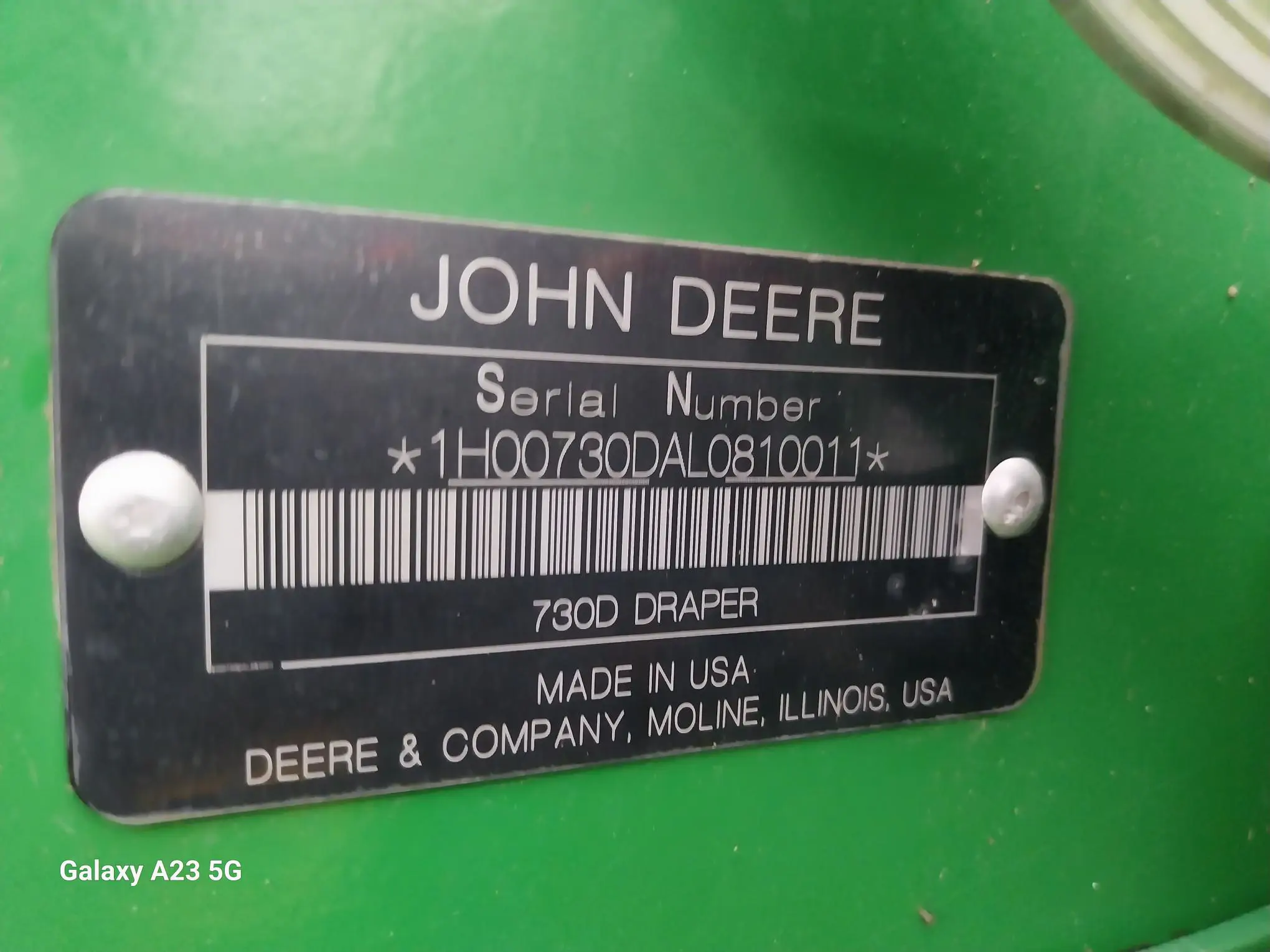 Image JOHN DEERE 730D