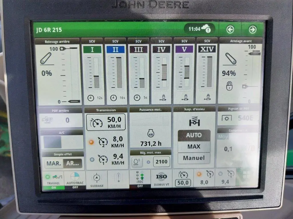 Image JOHN DEERE 6R215 LOC PG+ 3A 2250H