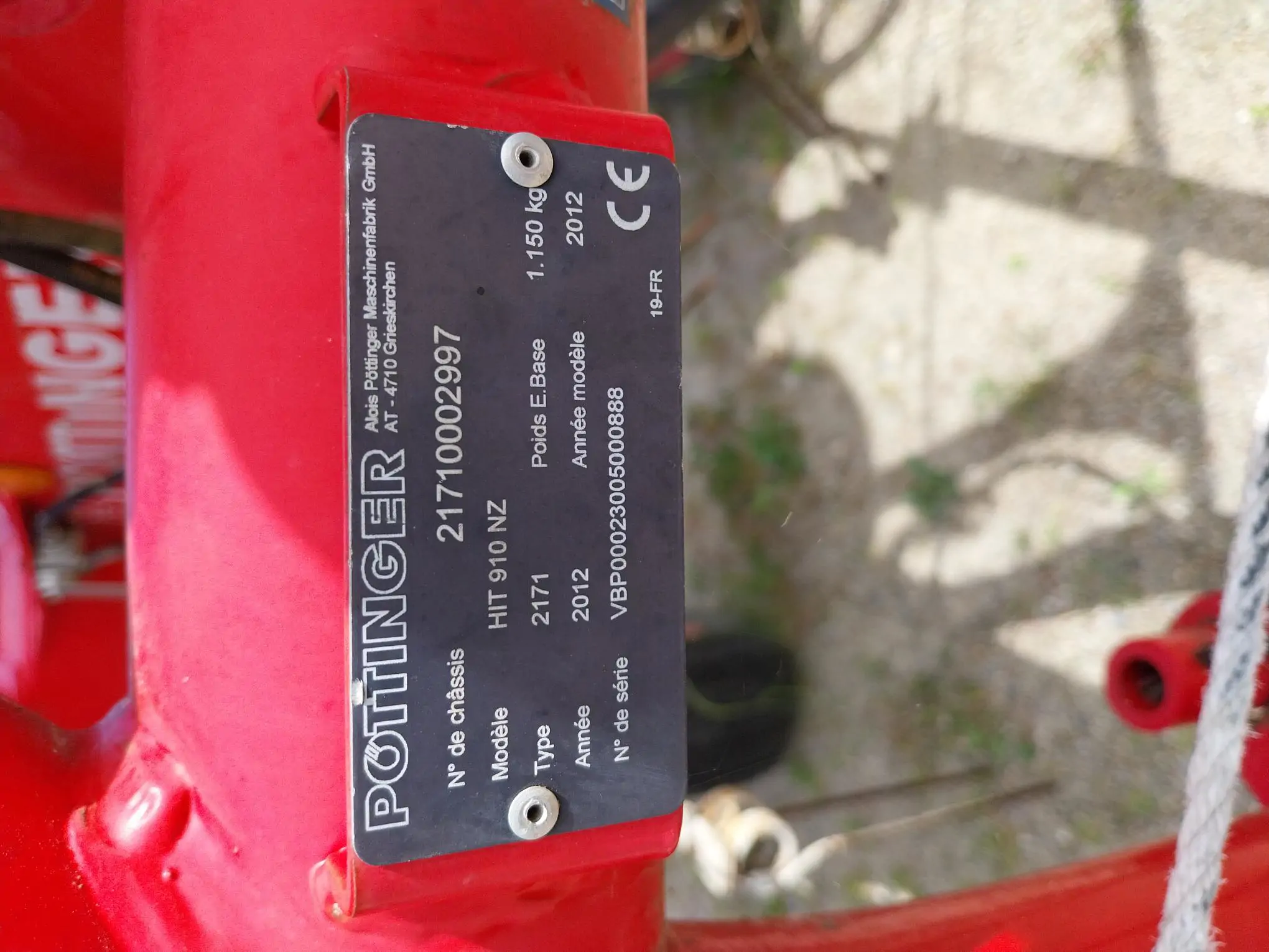 Image POTTINGER HIT 910 NZ