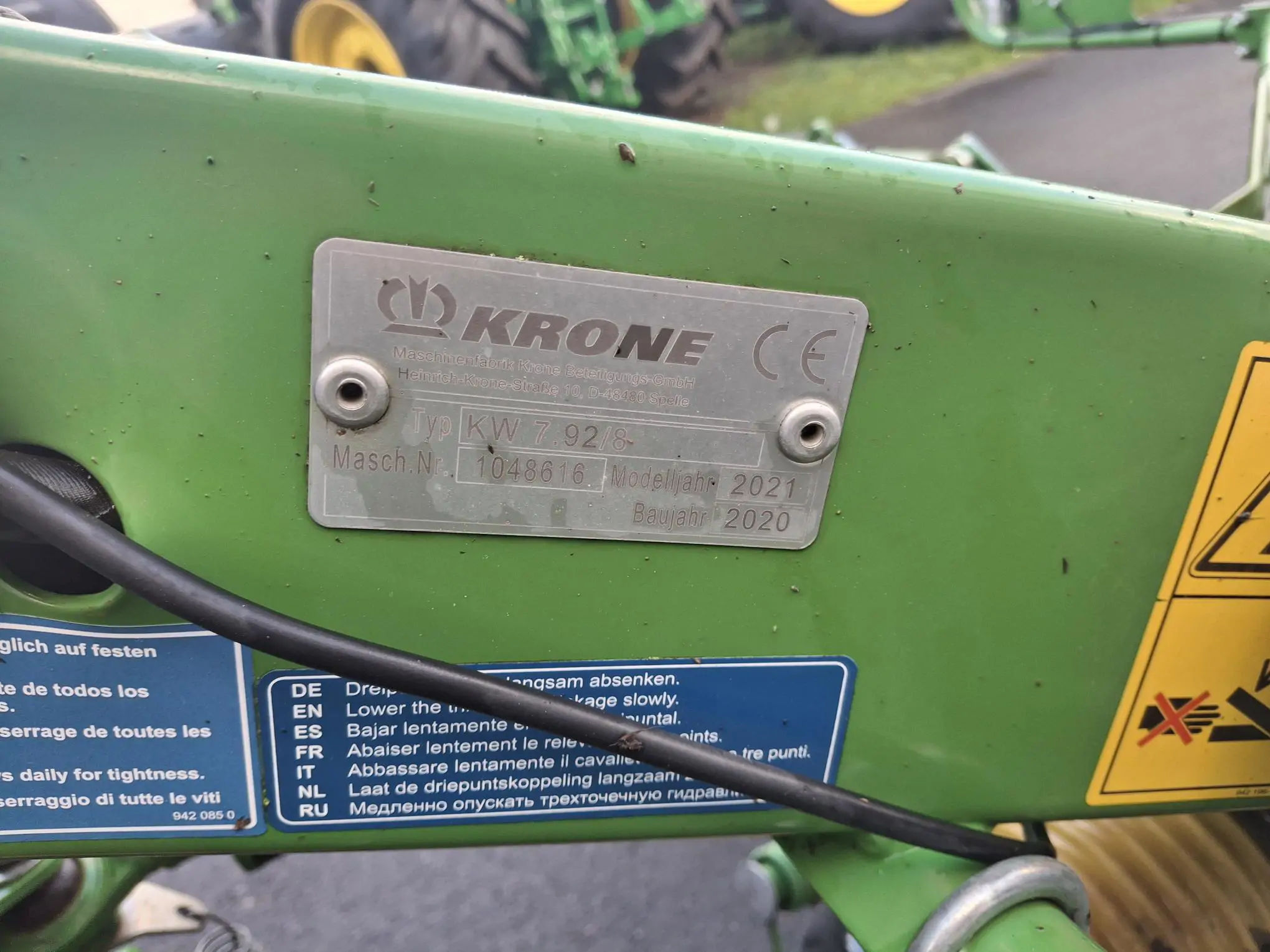 Image KRONE FANEUR KRONE 7.92/8