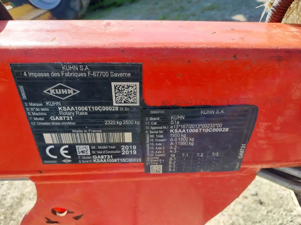 Image KUHN ANDAINEUR GA8731 KUHN OCC