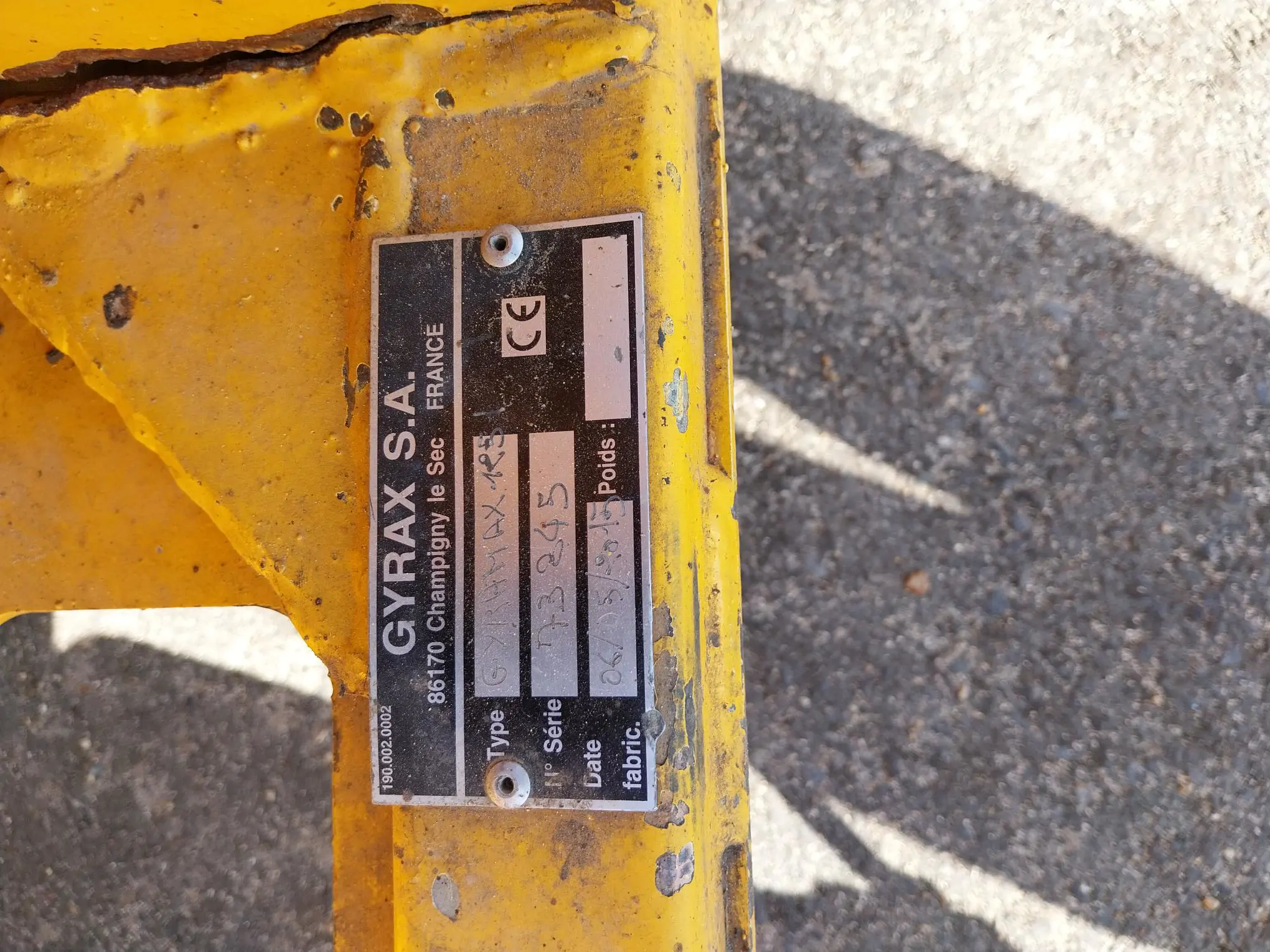 Image GYRAX DEBROUSSAILLEUSE GYRAX 390