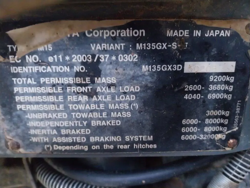 Image KUBOTA M135GX