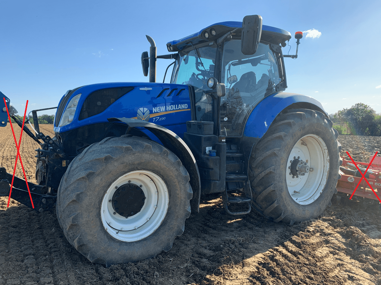 Image NEW HOLLAND TRACTEUR NH T7.230