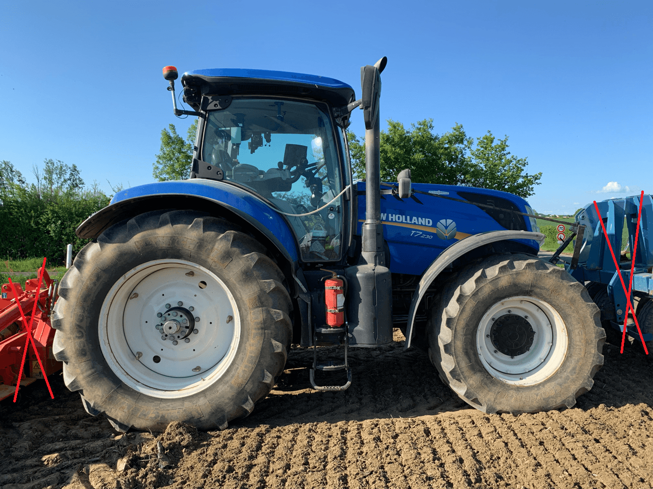 Image NEW HOLLAND TRACTEUR NH T7.230
