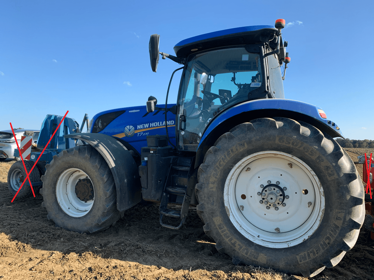 Image NEW HOLLAND TRACTEUR NH T7.230