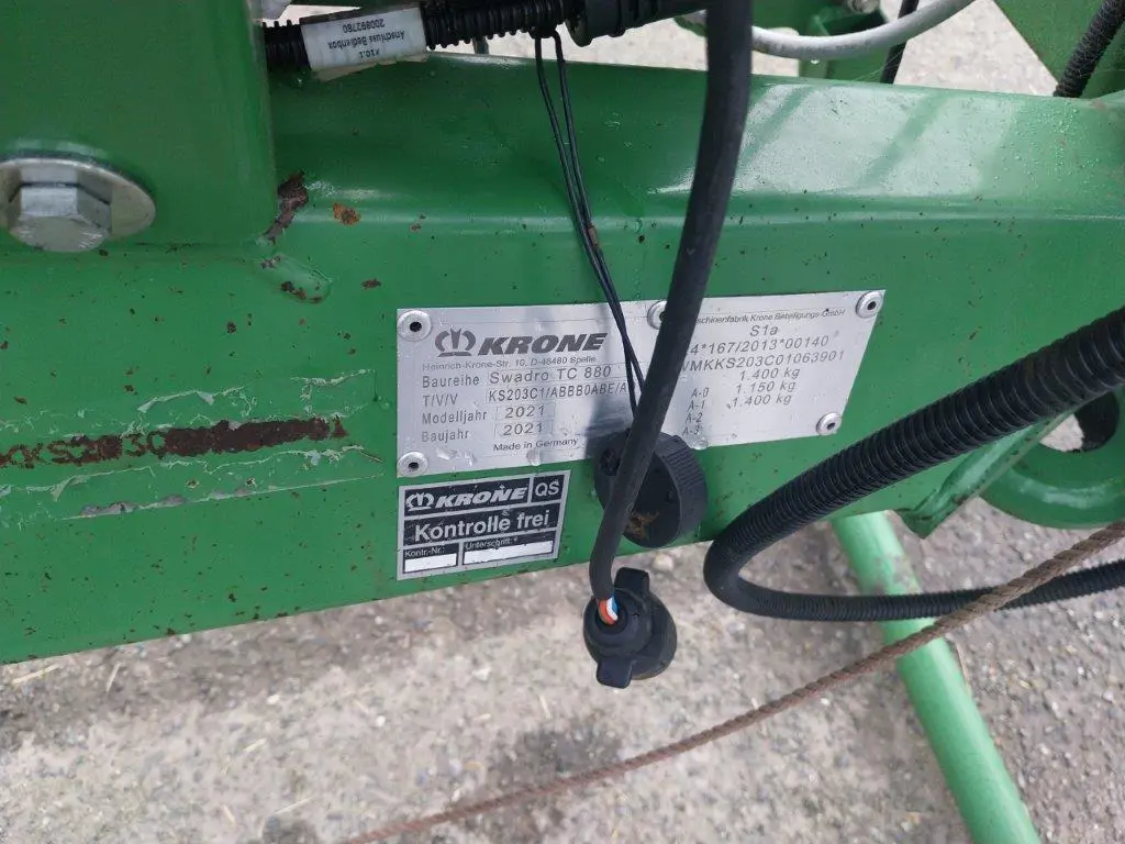 Image KRONE ANDAINEUR KRONE SWADRO TC 80