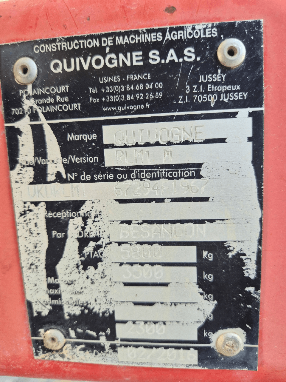Image QUIVOGNE ROLLMOT 730