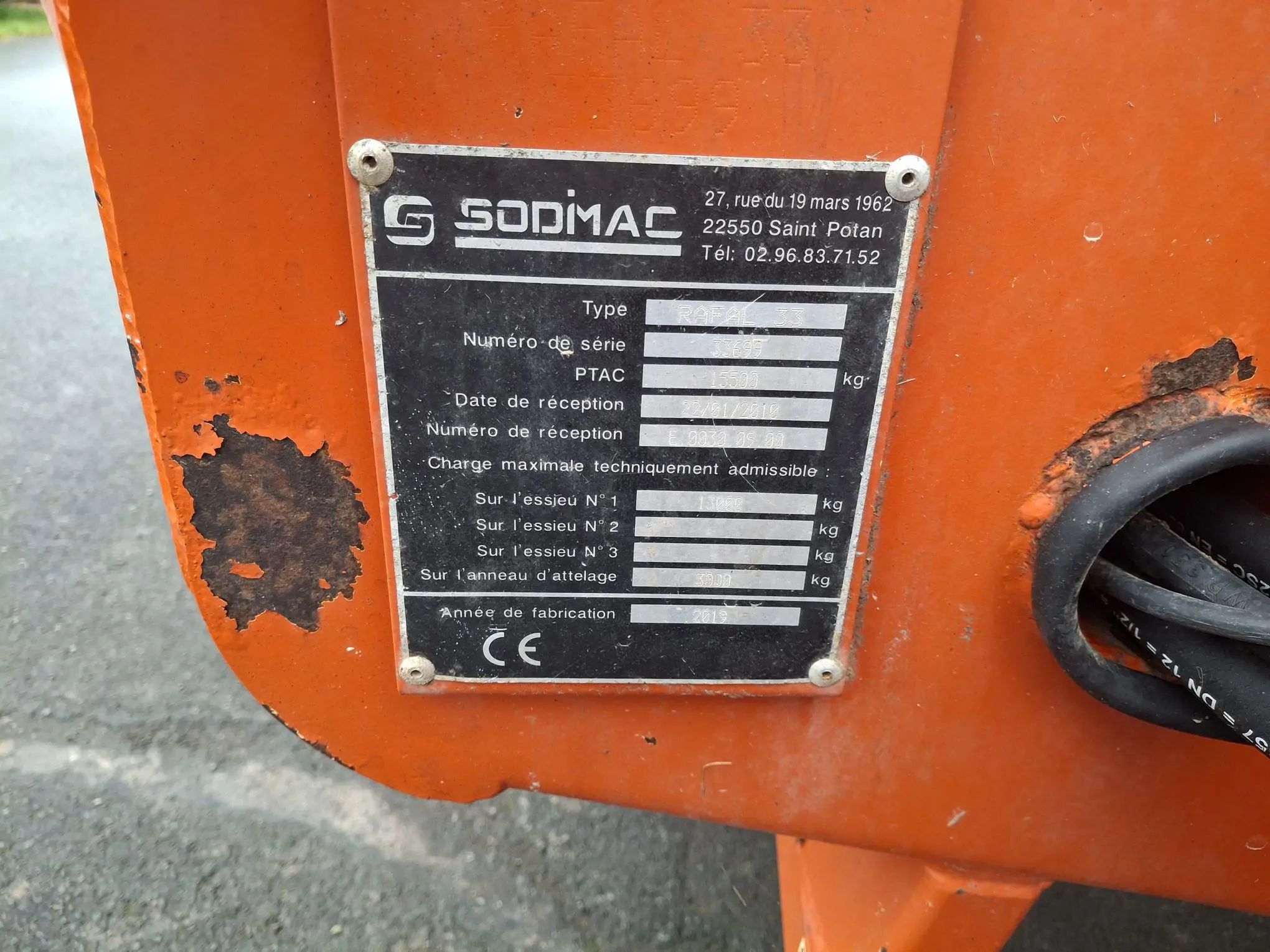 Image SODIMAC EPANDEUR FUMIER RAFAL 3300
