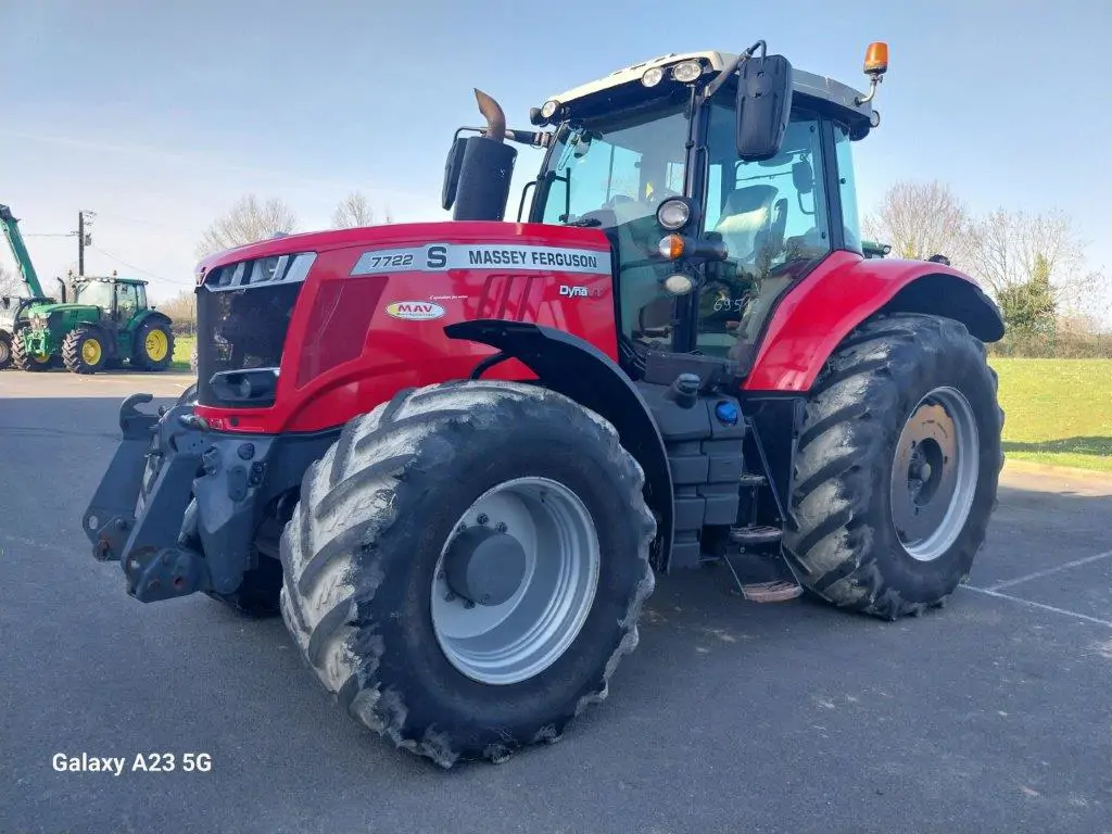 Photo MASSEY FERGUSON TRACTEUR MF 7722S DYNA VT OCC