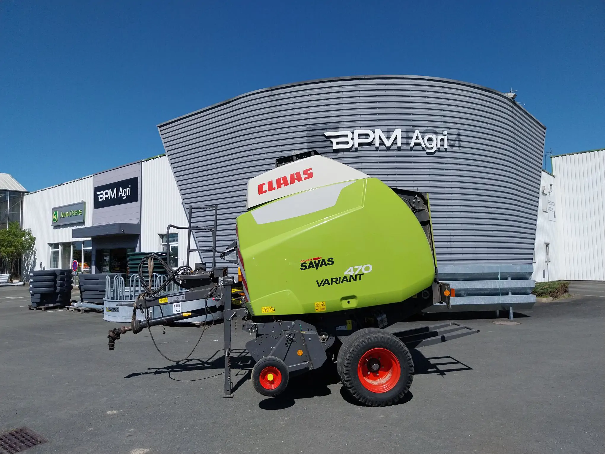 Image CLAAS PRESSE BALLES RONDES VARIANT