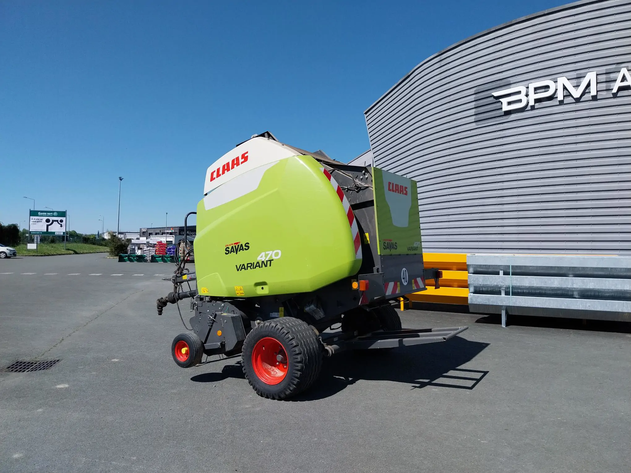 Image CLAAS PRESSE BALLES RONDES VARIANT