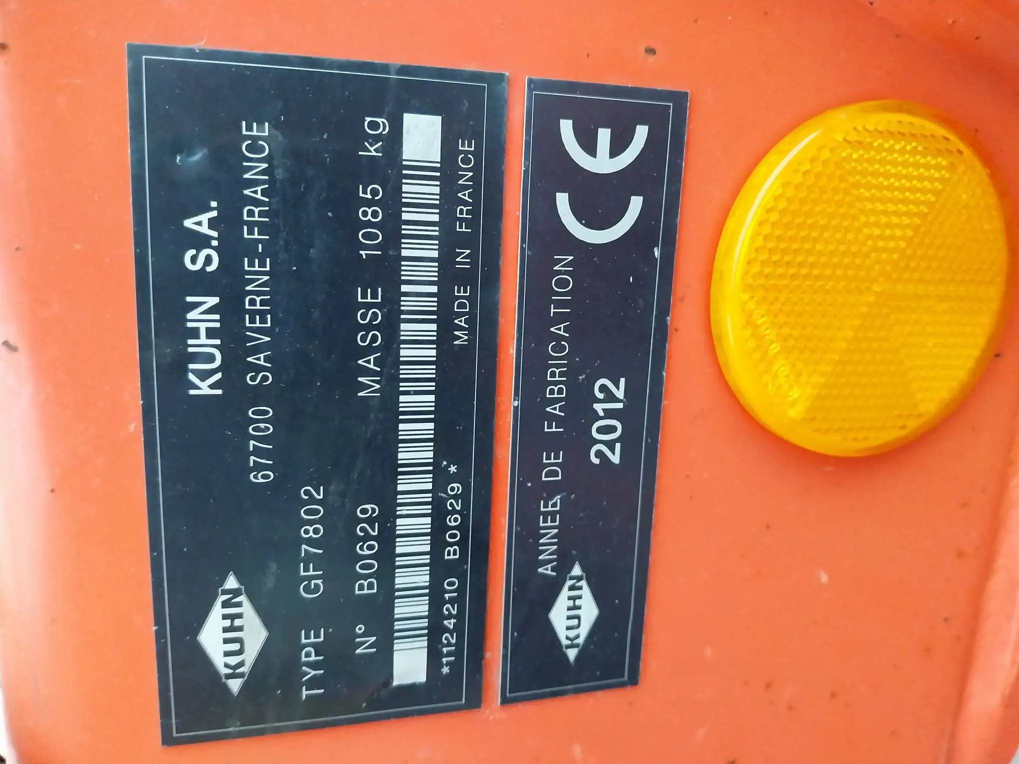 Image KUHN FANEUR KUHN GF7802