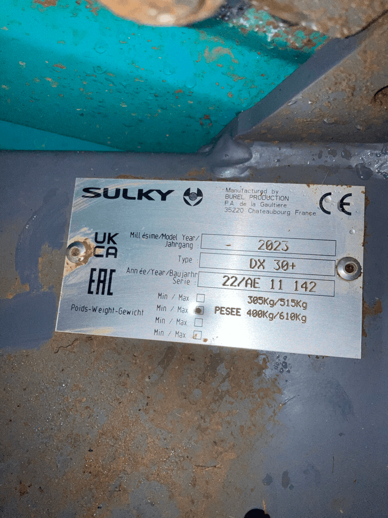 Image SULKY DISTRIBUTEUR ENGRAIS DX30+ OCC