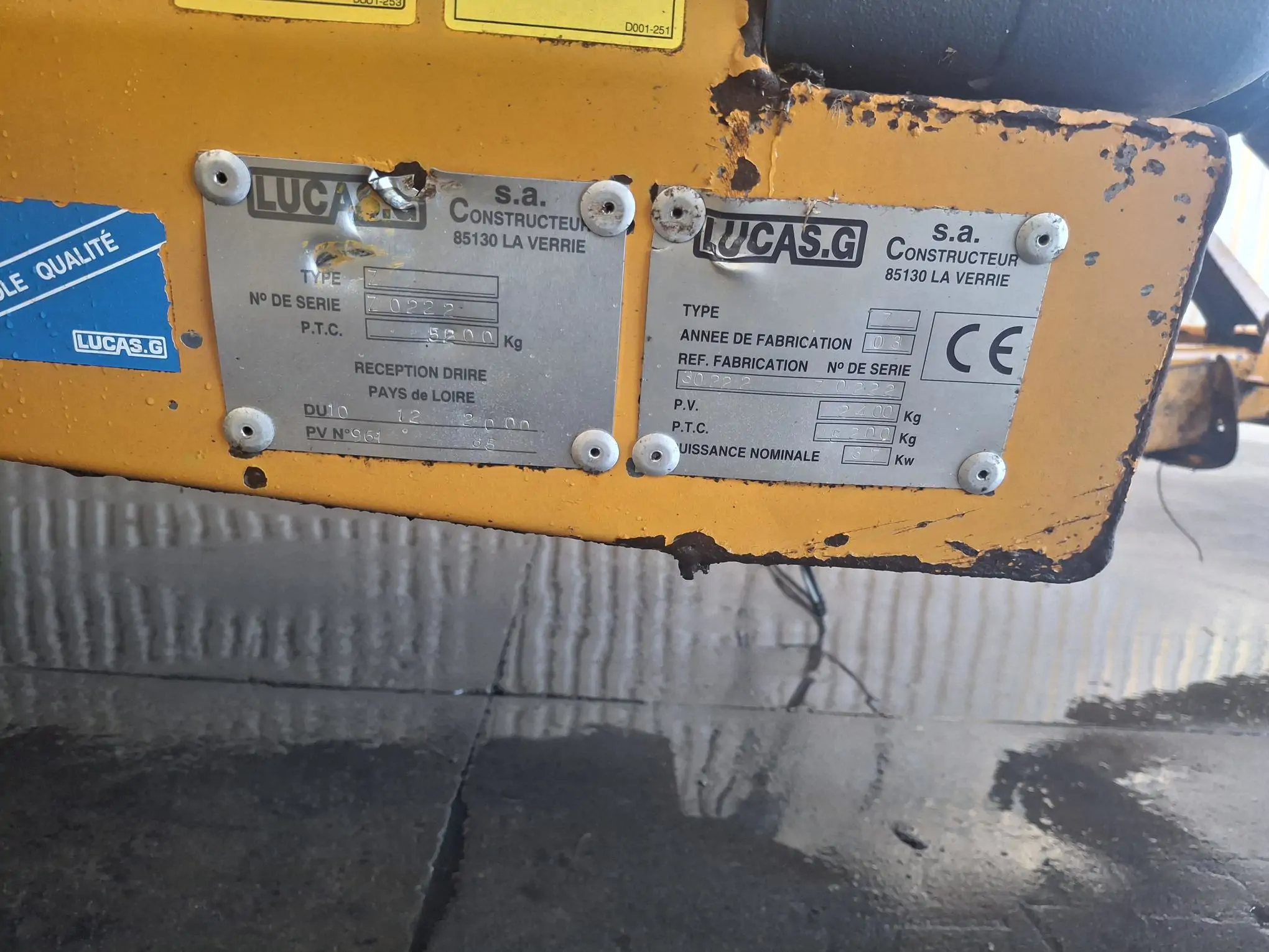 Image LUCAS PAILLEUSE CASTOR+ 60 RUC