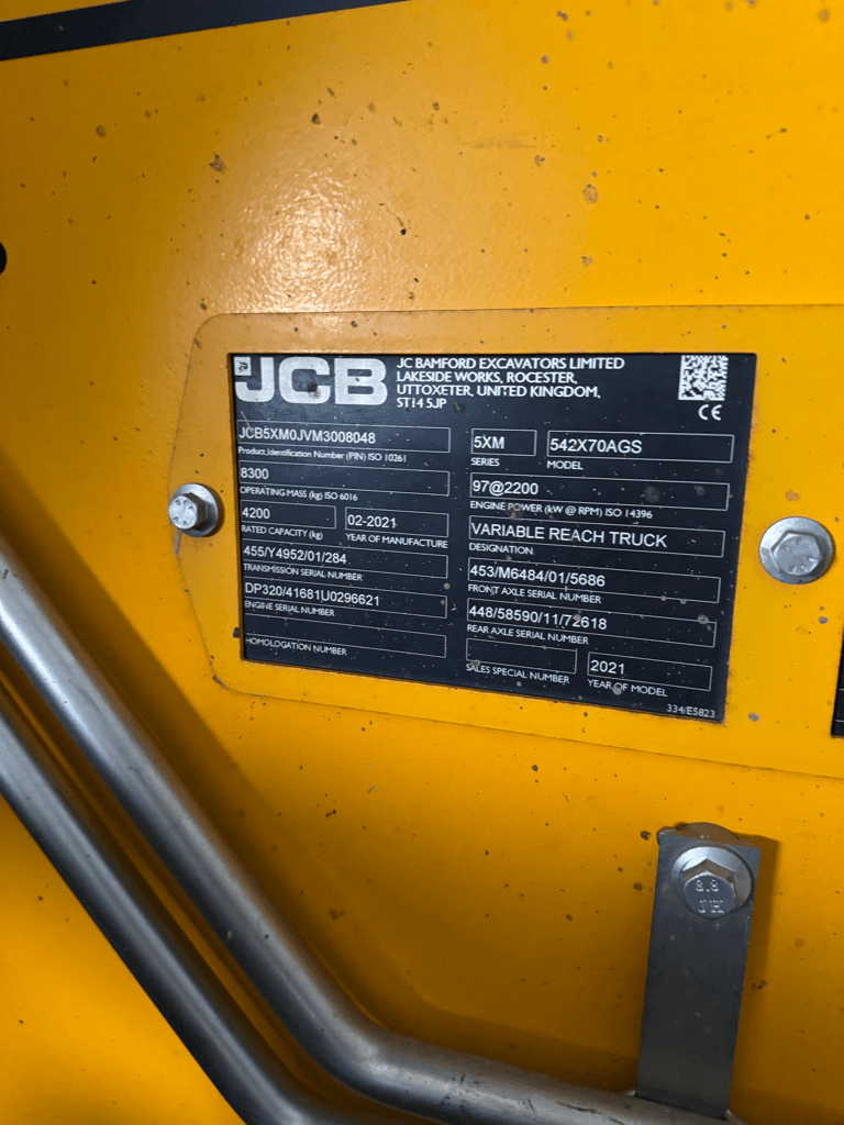 Image JCB TELESCOPIQUE 542-70 AGRI SUPER