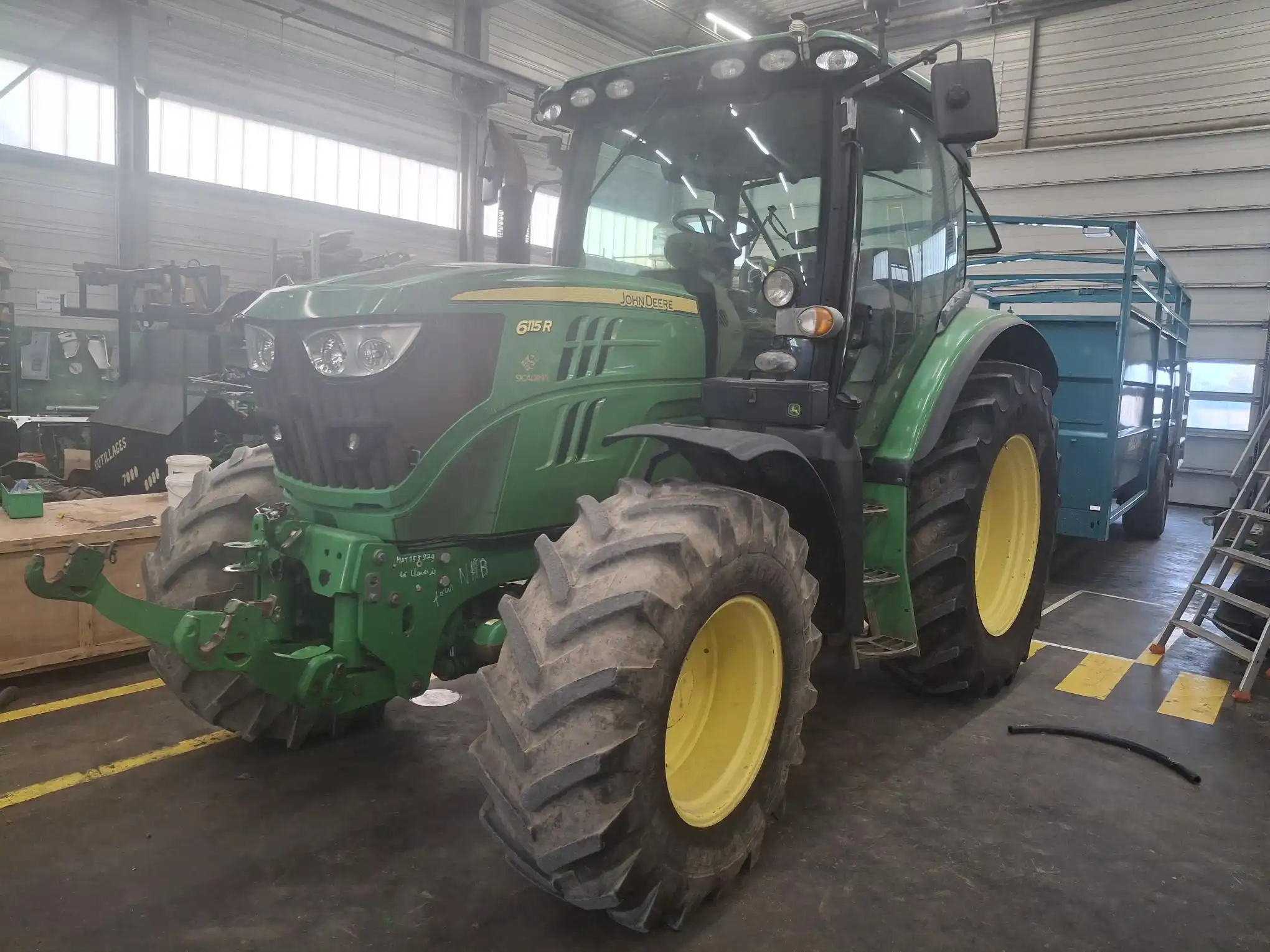 Image JOHN DEERE TRA JD 6115R PR+PACK 460/85X38