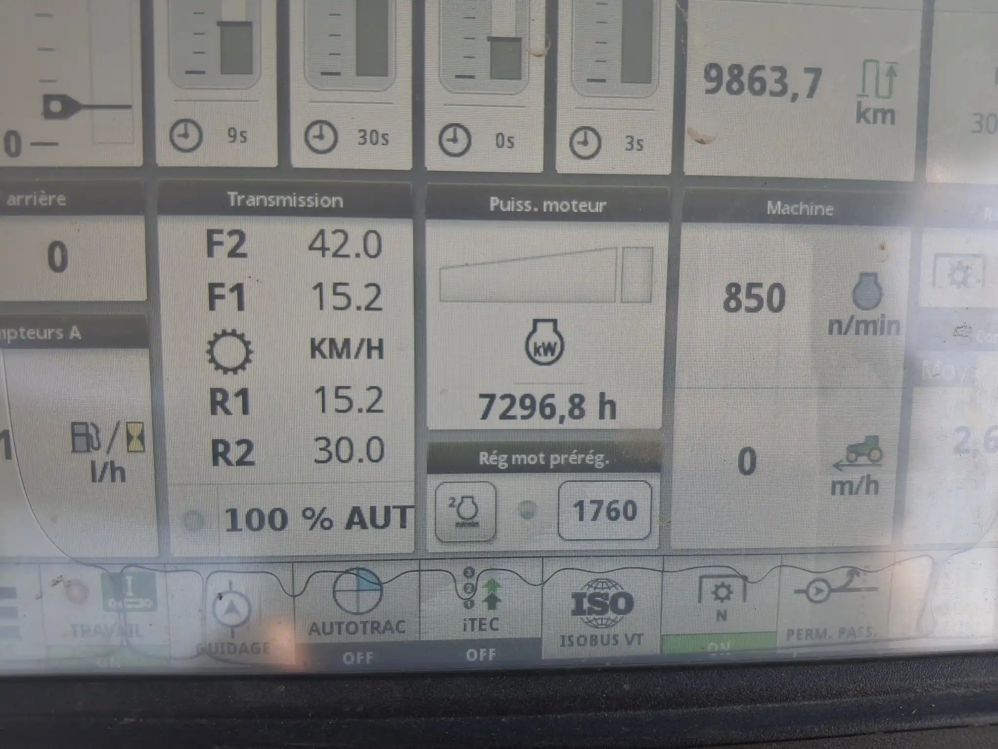 Image JOHN DEERE TRACTEUR JOHN DEERE 6195R