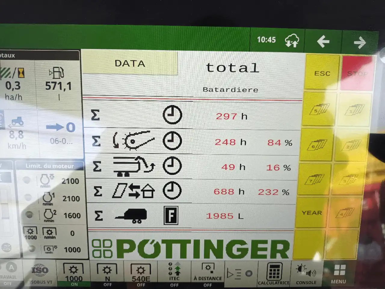 Image POTTINGER JUMBO 7210L COMBILINE 72M3
