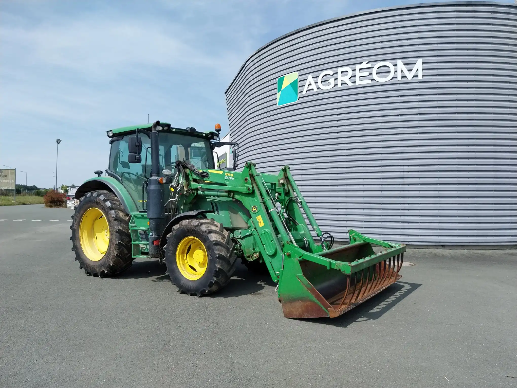 Photo JOHN DEERE 6110R PG+ 5ANS 3750H