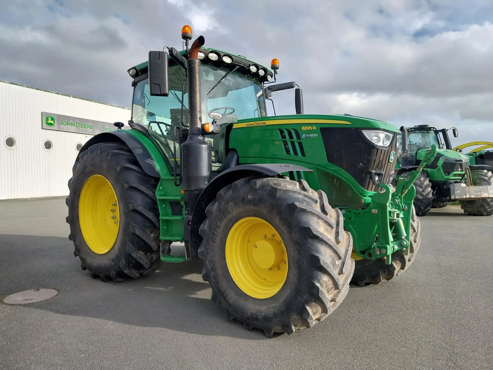 Image JOHN DEERE 6195R (2)PG+/CE 5ANS 2500H