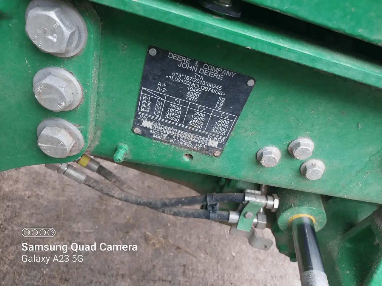Image JOHN DEERE 6100M (1)CE+ 5ANS 3750H