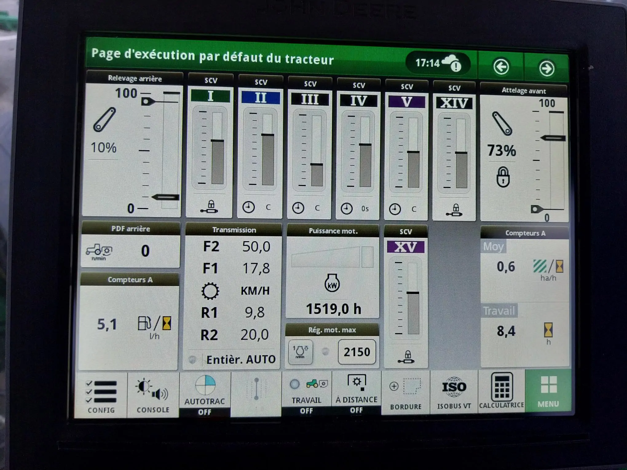 Image JOHN DEERE 8R310 PG+ 4 ANS 4000 H