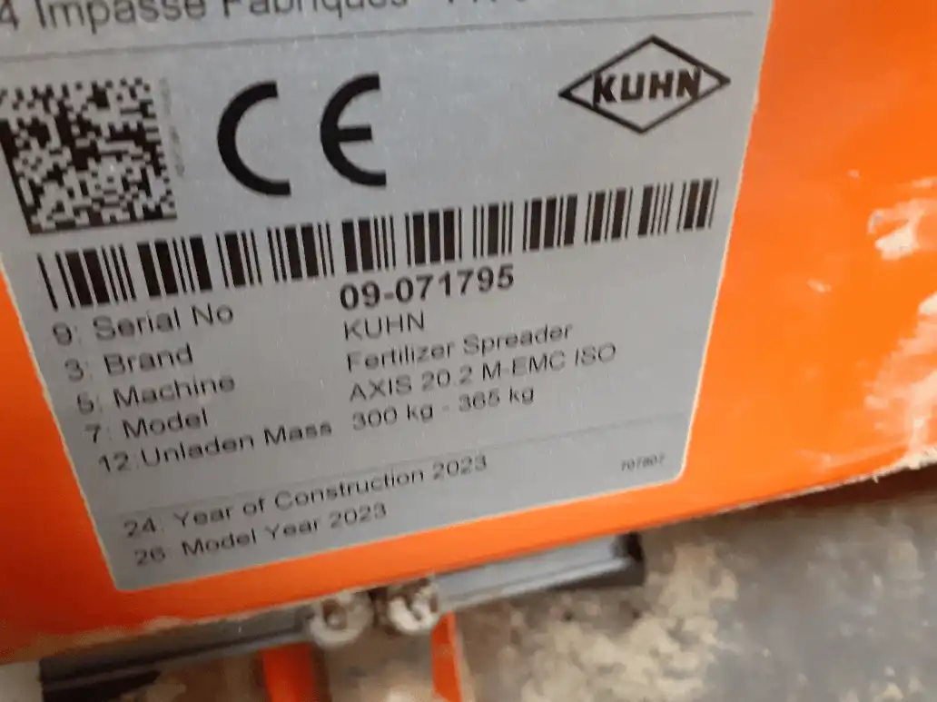 Image KUHN AXIS 20.2 M-EMC ISO V8