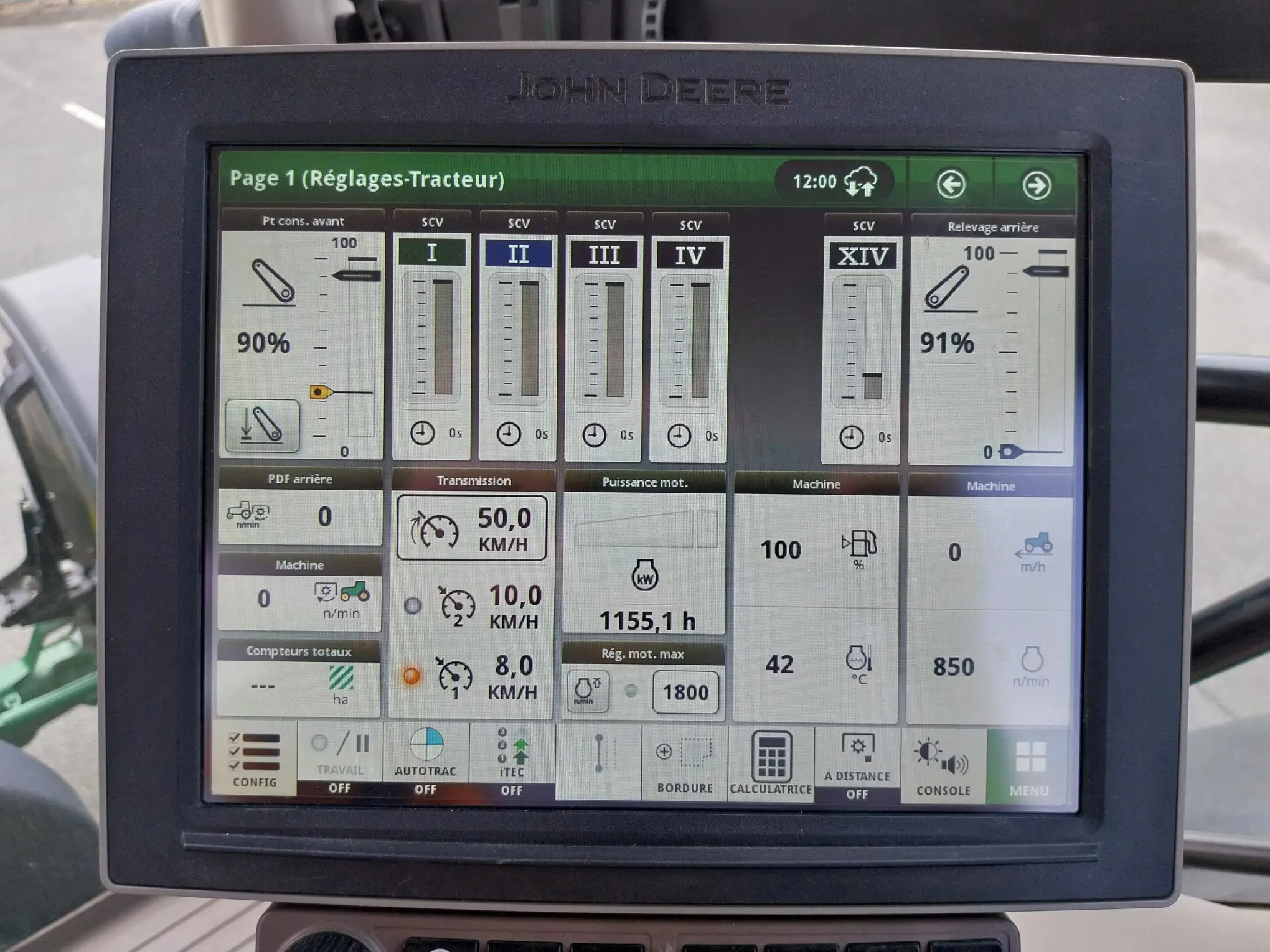 Image JOHN DEERE 6R230 (4)PG+/CE 2 ANS 1500 H