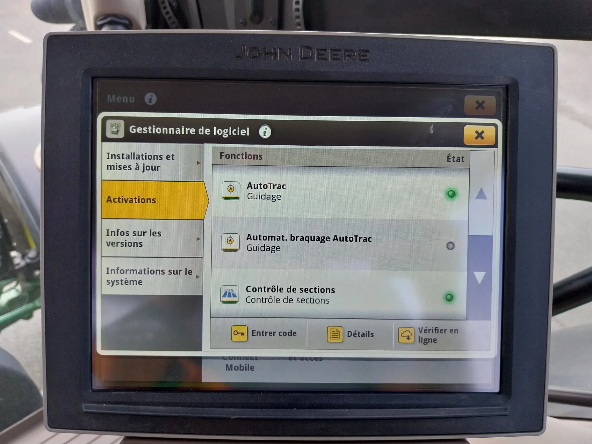 Image JOHN DEERE 6R230 (4)PG+/CE 2 ANS 1500 H