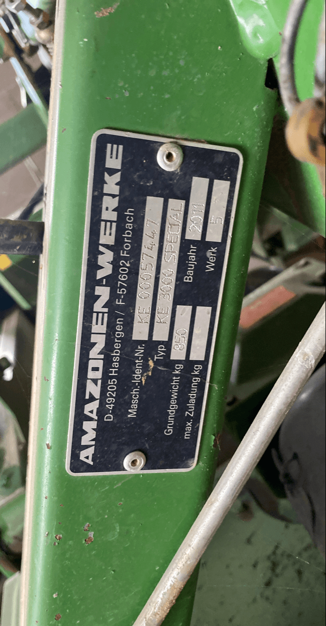 Image AMAZONE HERSE KE 3000