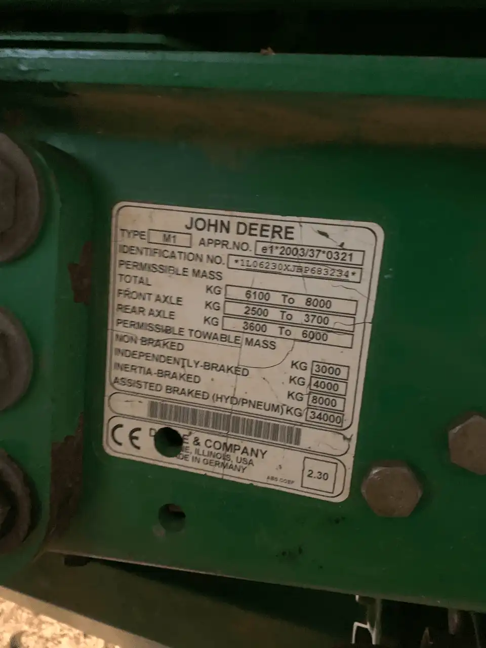 Image JOHN DEERE 6230 PREMIUM