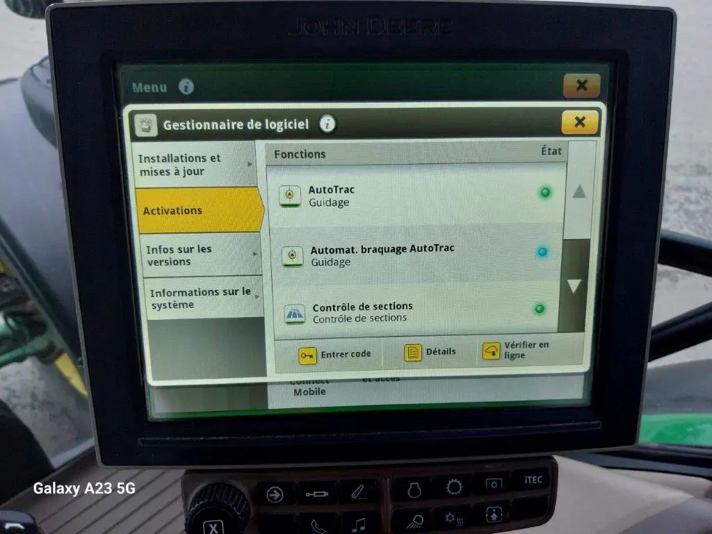 Image JOHN DEERE 6215R PG+ 3A 1500H PTF