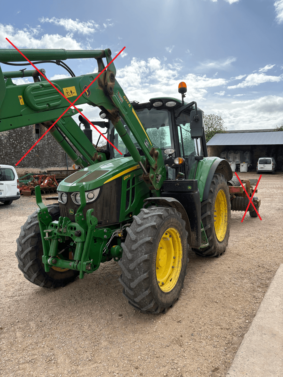 Image JOHN DEERE 6120M PG+ 3A 3000H PTF ECHU