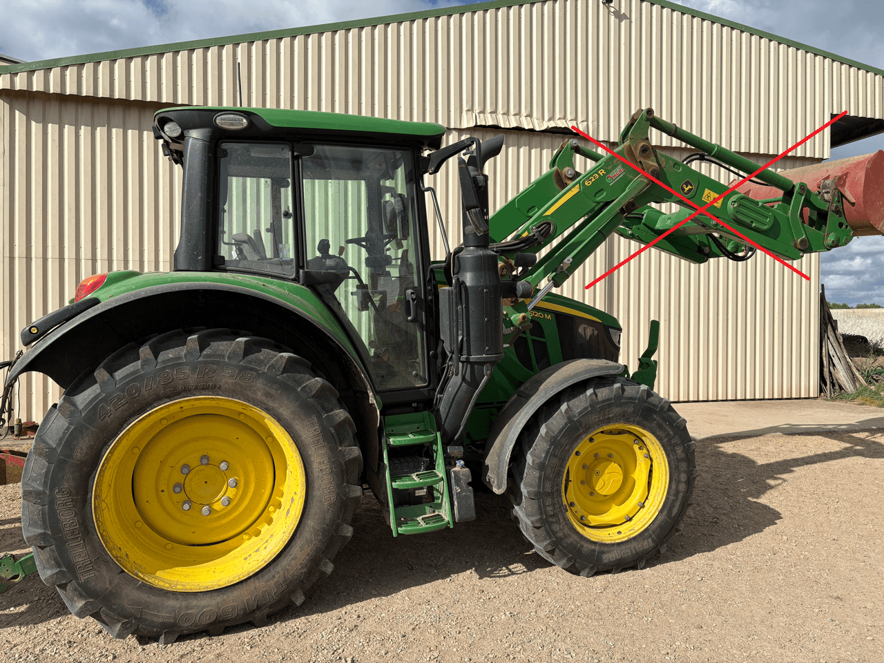 Image JOHN DEERE 6120M PG+ 3A 3000H PTF ECHU