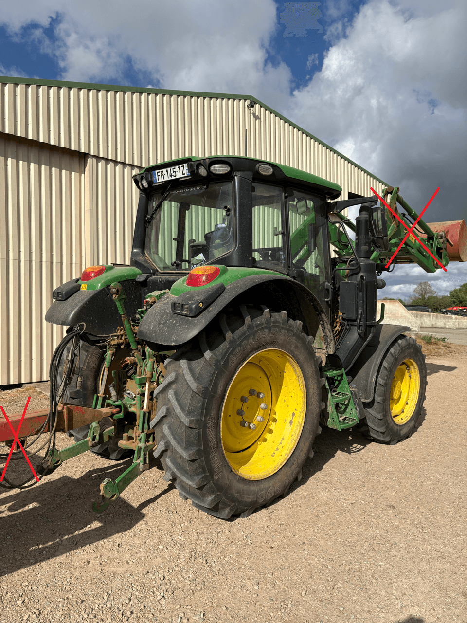 Image JOHN DEERE 6120M PG+ 3A 3000H PTF ECHU