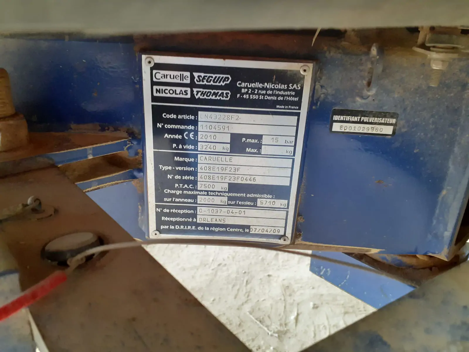 Image CARUELLE PULVERISATEUR CARUELLE OLYMPIA