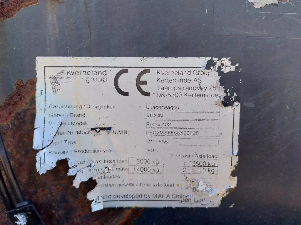 Image VICON AUTOCHARGEUSE VICON ROTEX 402