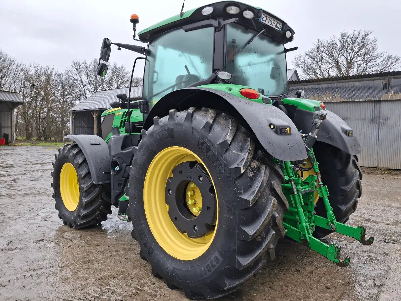 Image JOHN DEERE TRACTEUR JOHN DEERE 6195R